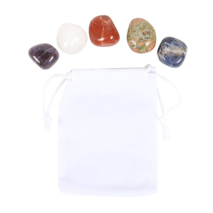 Virgo Crystal Tumbled Stone Set