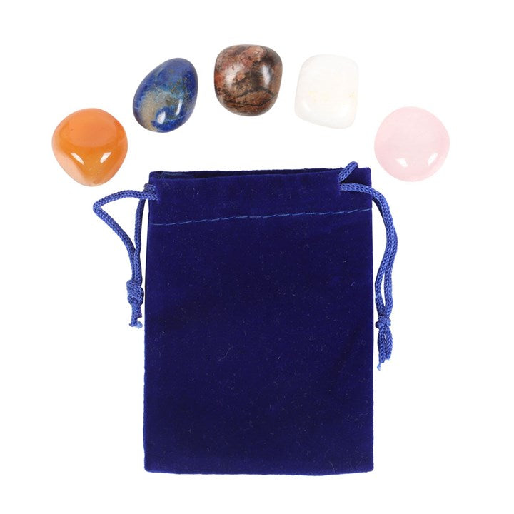 Taurus Crystal Tumbled Stone Set