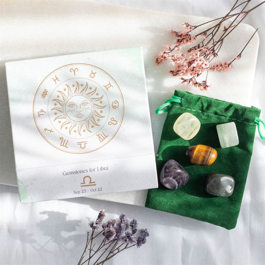 Libra Crystal Tumbled Stone Set