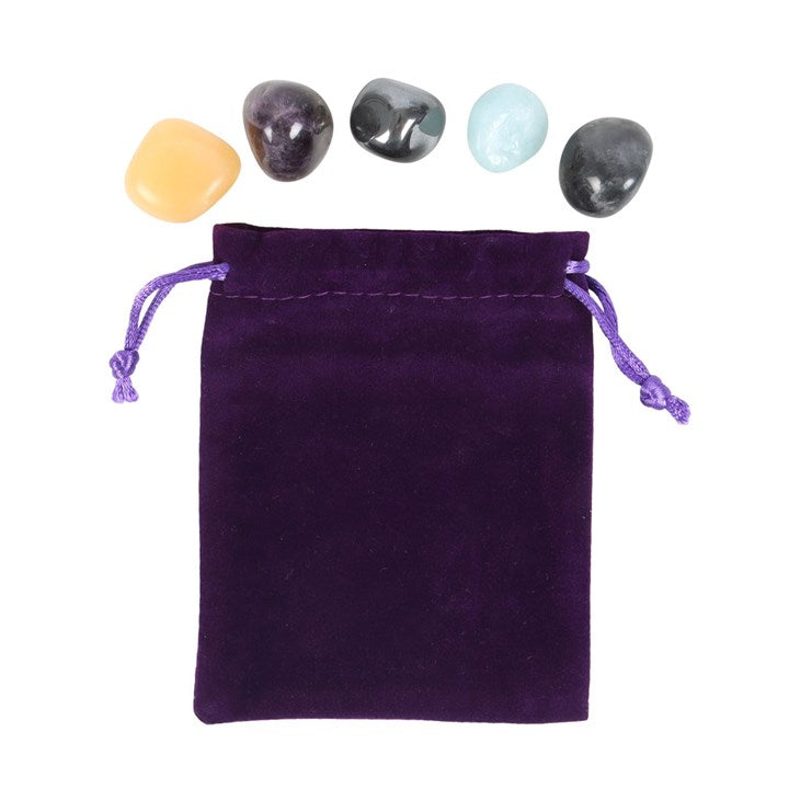 Aquarius Crystal Tumbled stone Set