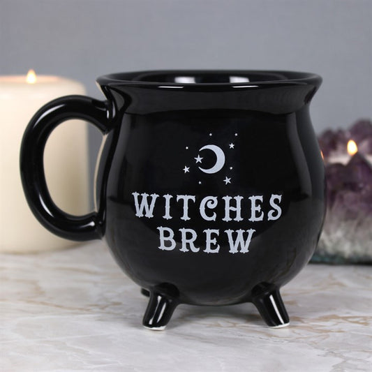 Ceramic Witches Brew Cauldron Mug