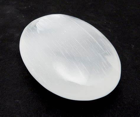 Selenite Palmstone