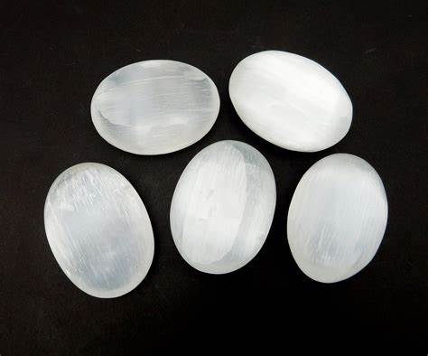 Selenite Palmstone