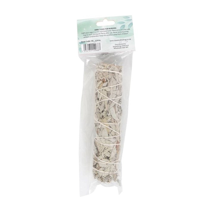 15cm Medium White Sage Smudge Stick Wand