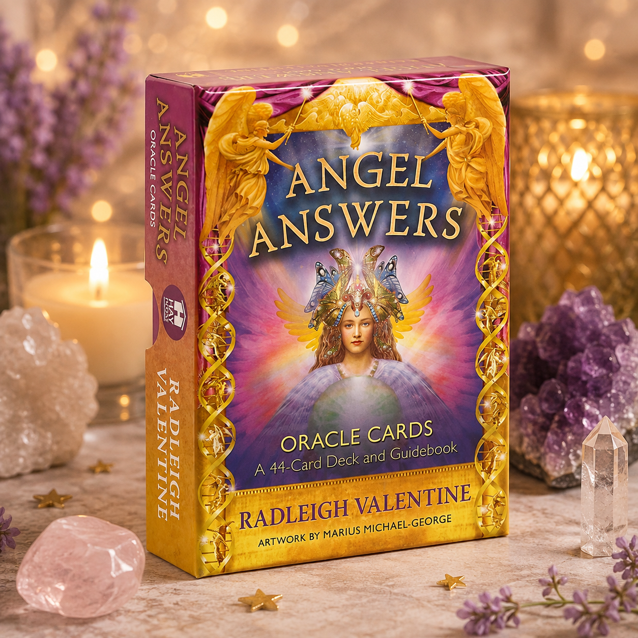Angel Answers Oracle Cards – 44-Card Deck & Guidebook