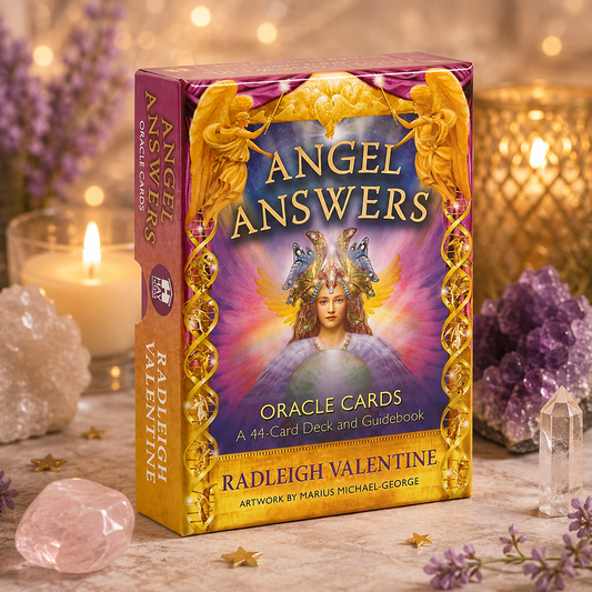 Angel Answers Oracle Cards – 44-Card Deck & Guidebook