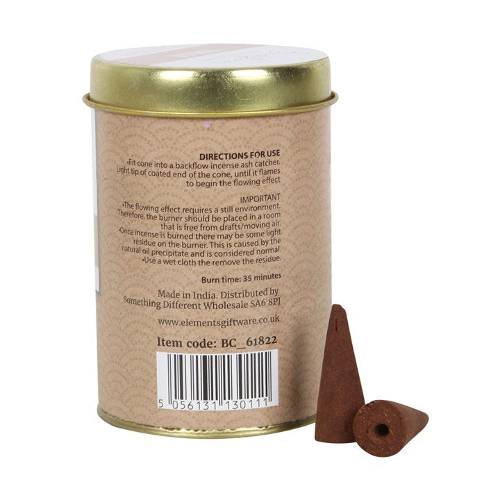 20 Jumbo Vanilla Backflow Incense Cones