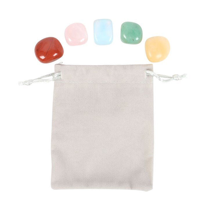 Cancer Crystal Tumbled stone Set