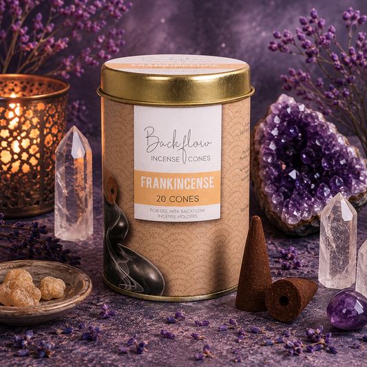 20 Jumbo Frankincense Backflow Incense Cones