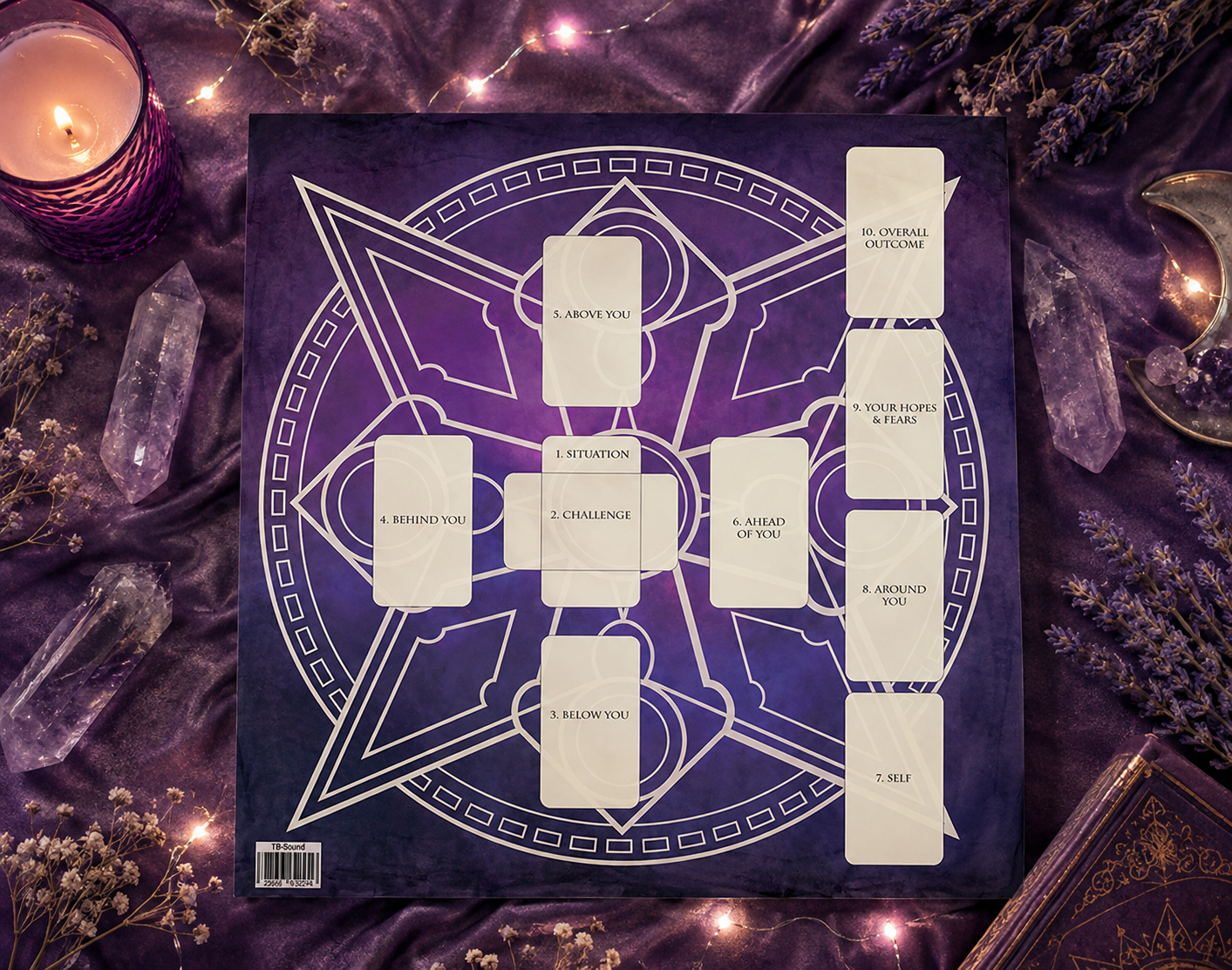 Double-Sided Celtic Cross Tarot Reading Board