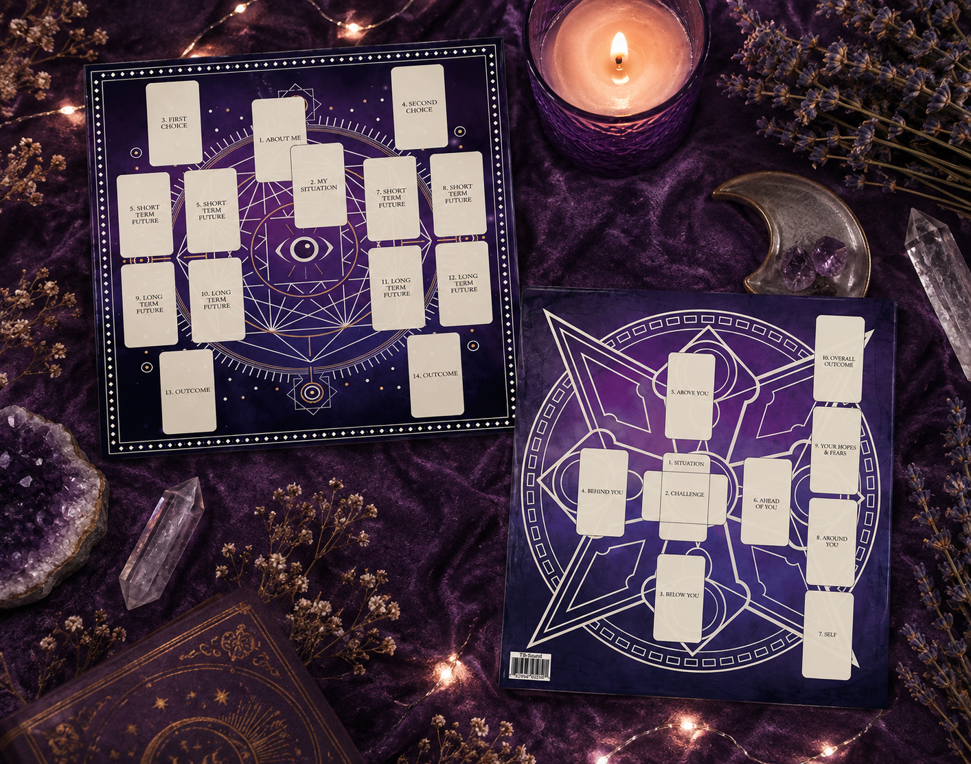 Double-Sided Celtic Cross Tarot Reading Board