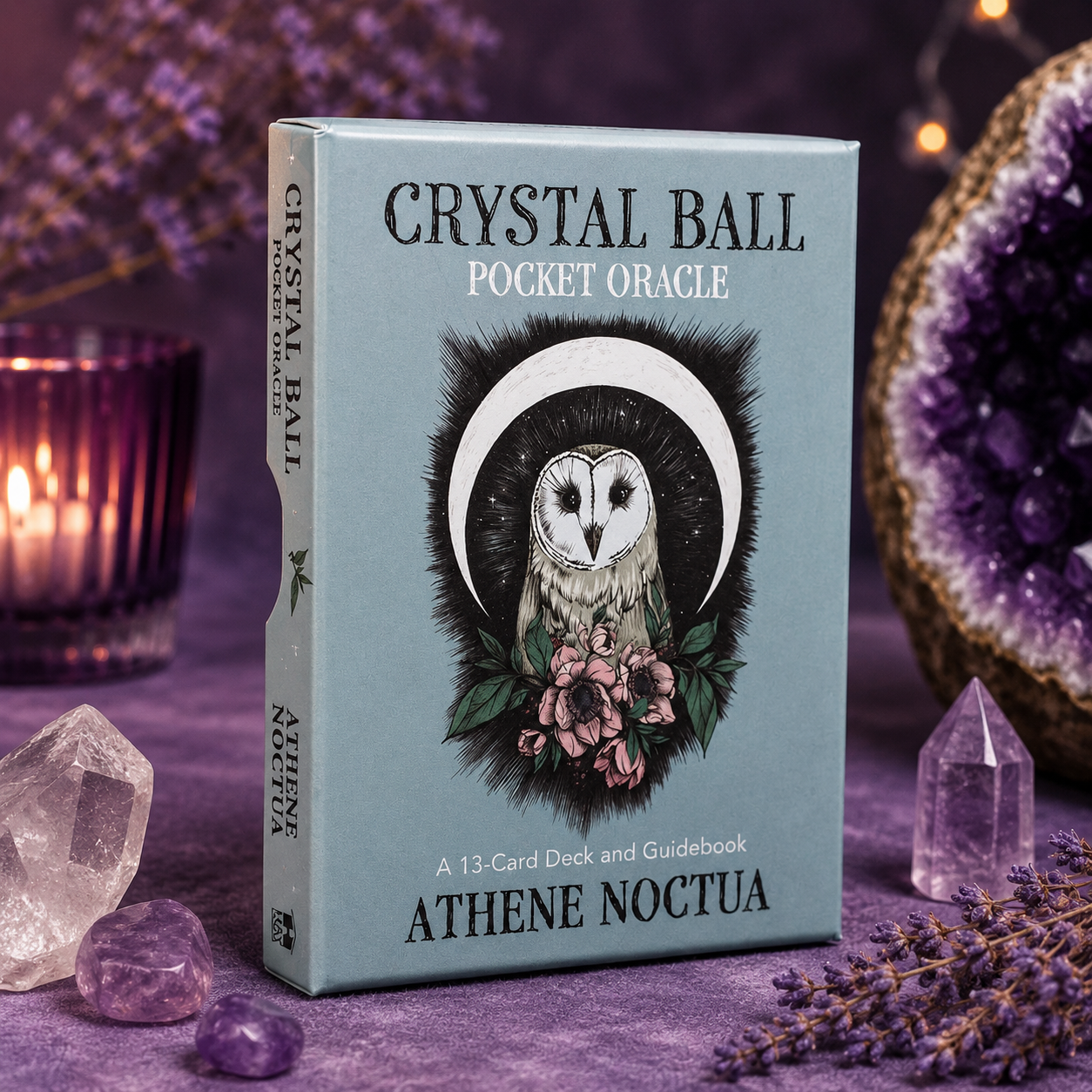 Crystal Ball Pocket Oracle Card Deck – 13 Cards & Guidebook