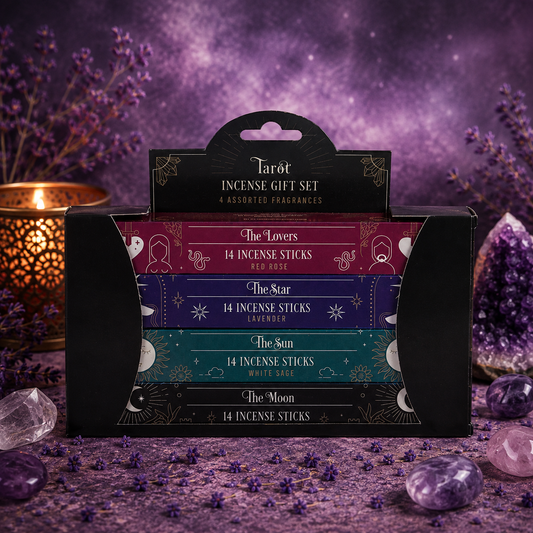 Tarot Card Incense Stick Gift Set – 4 Fragrances