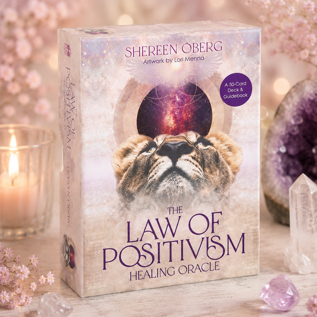 The Law of Positivism Healing Oracle – 50-Card Deck & Guidebook