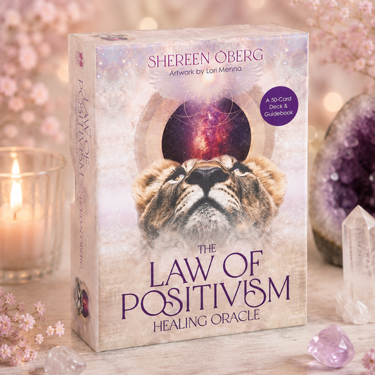 The Law of Positivism Healing Oracle – 50-Card Deck & Guidebook