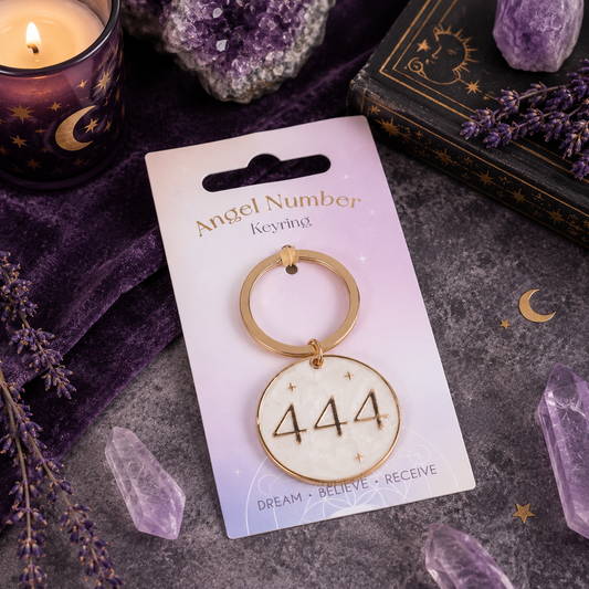 444 Angel Number Keyring – Protection & Guidance