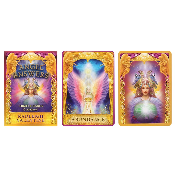 Angel Answers Oracle Cards – 44-Card Deck & Guidebook